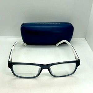 LaCoste L2707 035 Eyeglasses Frames Case. Black/White NWT